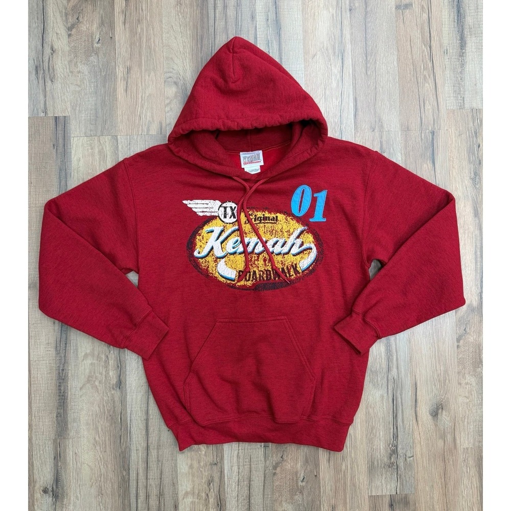 Kenah Original TX 01 Hoodie Red Youth Graphic Pullover‎ Sweatshirt